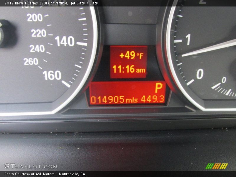 Jet Black / Black 2012 BMW 1 Series 128i Convertible