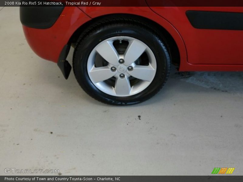 Tropical Red / Gray 2008 Kia Rio Rio5 SX Hatchback
