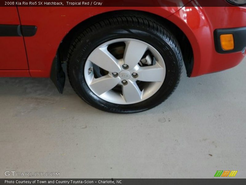 Tropical Red / Gray 2008 Kia Rio Rio5 SX Hatchback