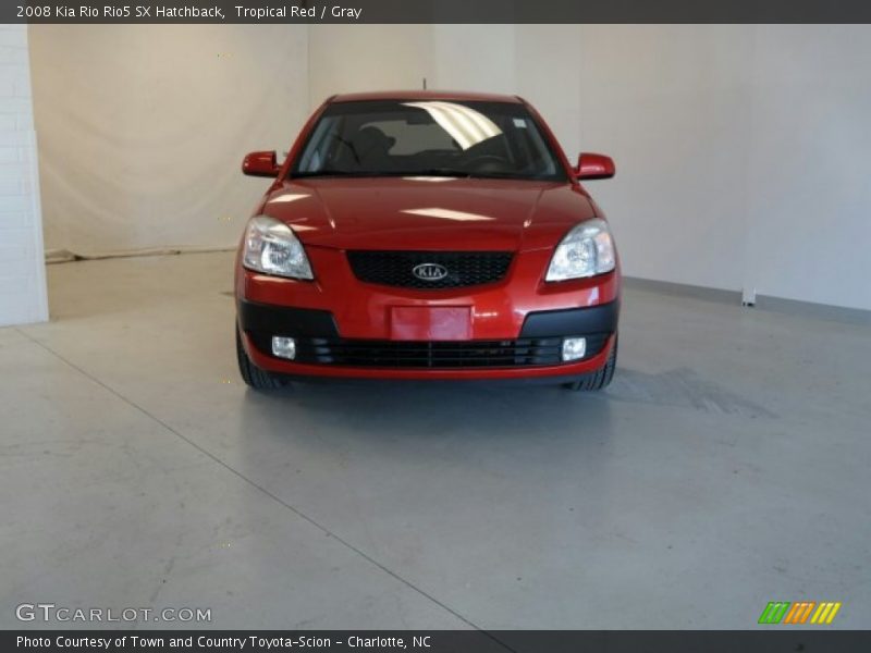 Tropical Red / Gray 2008 Kia Rio Rio5 SX Hatchback