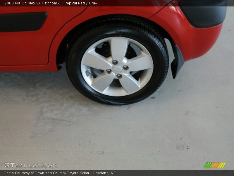 Tropical Red / Gray 2008 Kia Rio Rio5 SX Hatchback