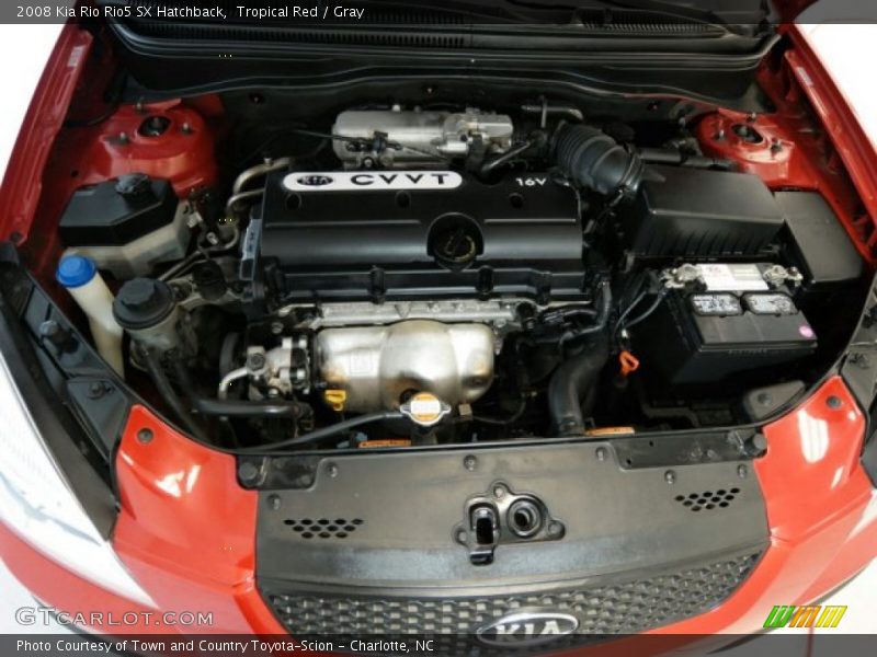 Tropical Red / Gray 2008 Kia Rio Rio5 SX Hatchback