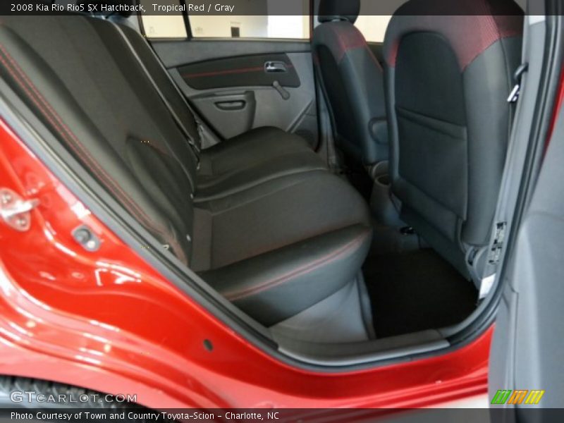 Tropical Red / Gray 2008 Kia Rio Rio5 SX Hatchback