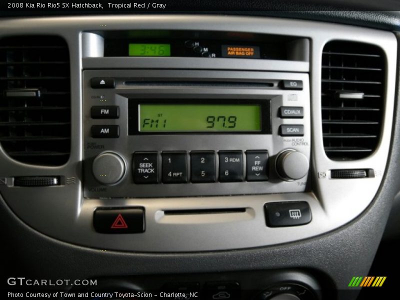 Tropical Red / Gray 2008 Kia Rio Rio5 SX Hatchback