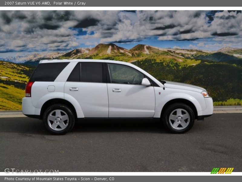 Polar White / Gray 2007 Saturn VUE V6 AWD