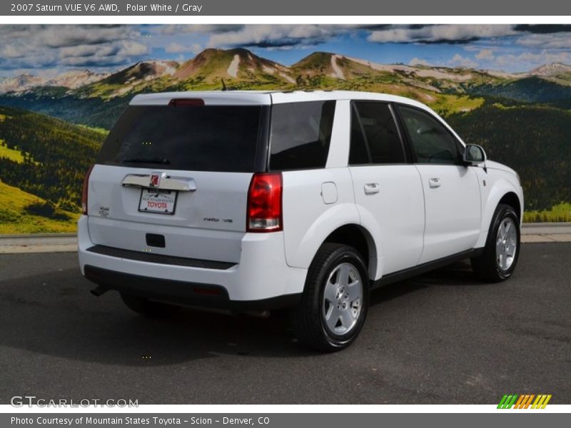 Polar White / Gray 2007 Saturn VUE V6 AWD