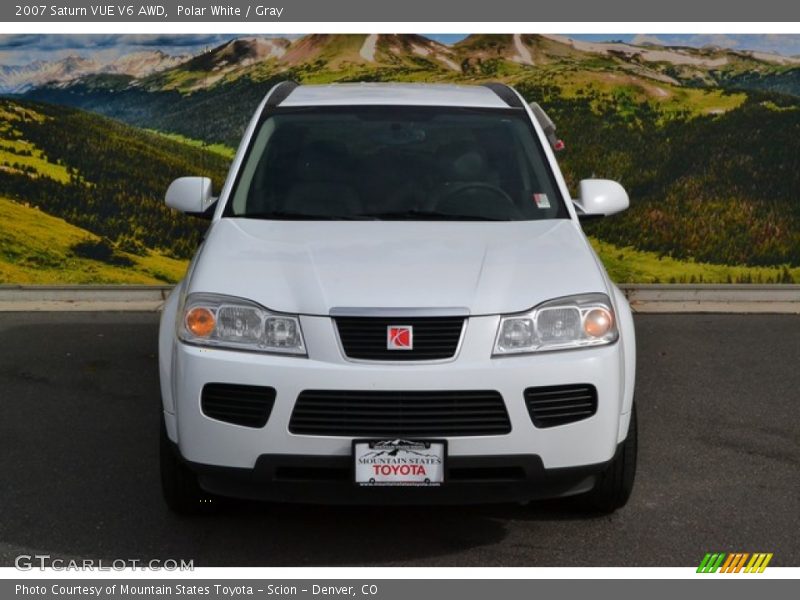 Polar White / Gray 2007 Saturn VUE V6 AWD