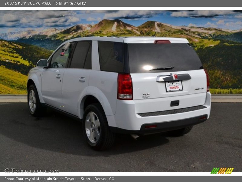 Polar White / Gray 2007 Saturn VUE V6 AWD