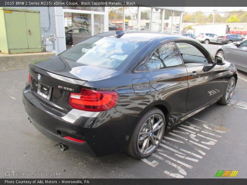 Black Sapphire Metallic / Black 2015 BMW 2 Series M235i xDrive Coupe