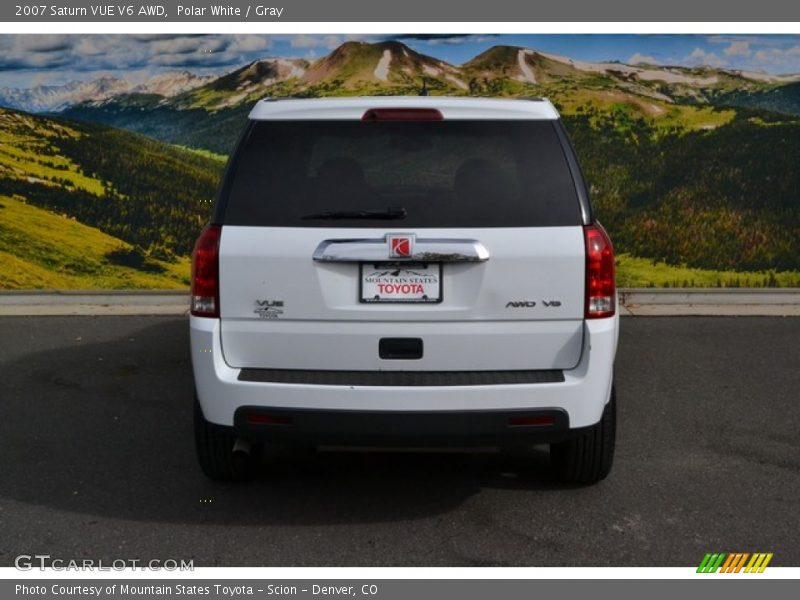 Polar White / Gray 2007 Saturn VUE V6 AWD