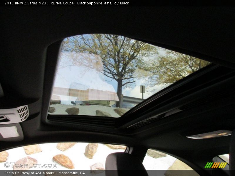 Black Sapphire Metallic / Black 2015 BMW 2 Series M235i xDrive Coupe