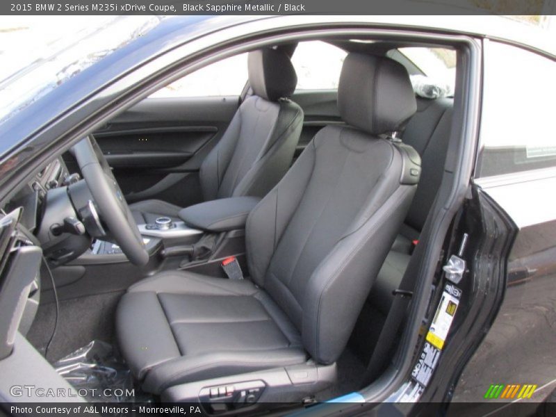 Black Sapphire Metallic / Black 2015 BMW 2 Series M235i xDrive Coupe