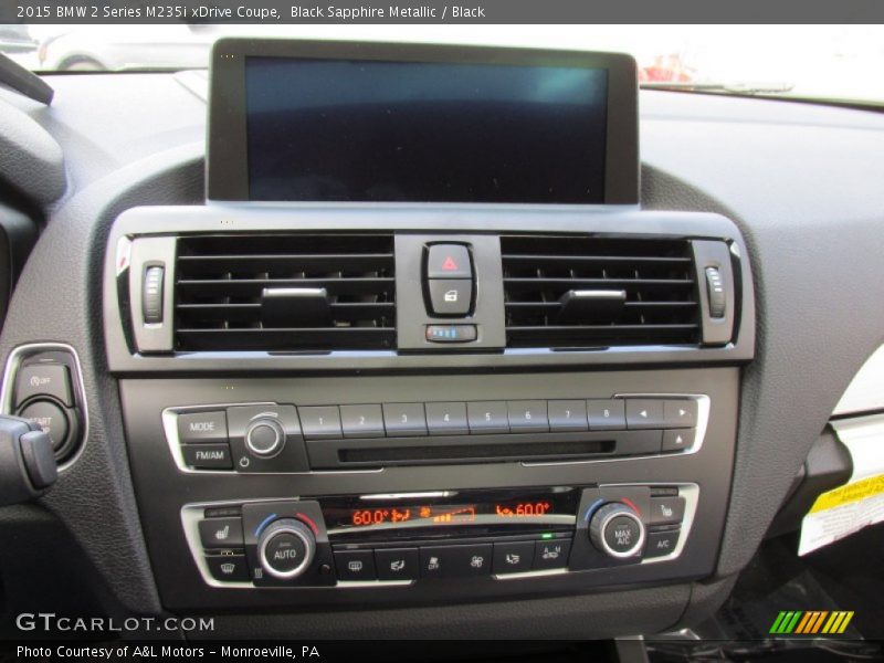 Black Sapphire Metallic / Black 2015 BMW 2 Series M235i xDrive Coupe