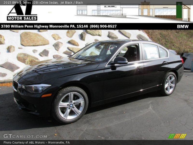 Jet Black / Black 2015 BMW 3 Series 328i xDrive Sedan
