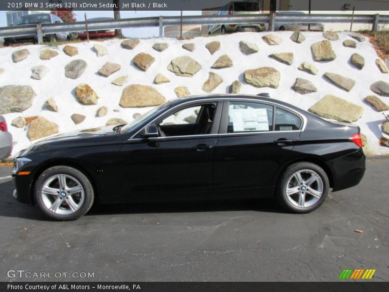 Jet Black / Black 2015 BMW 3 Series 328i xDrive Sedan