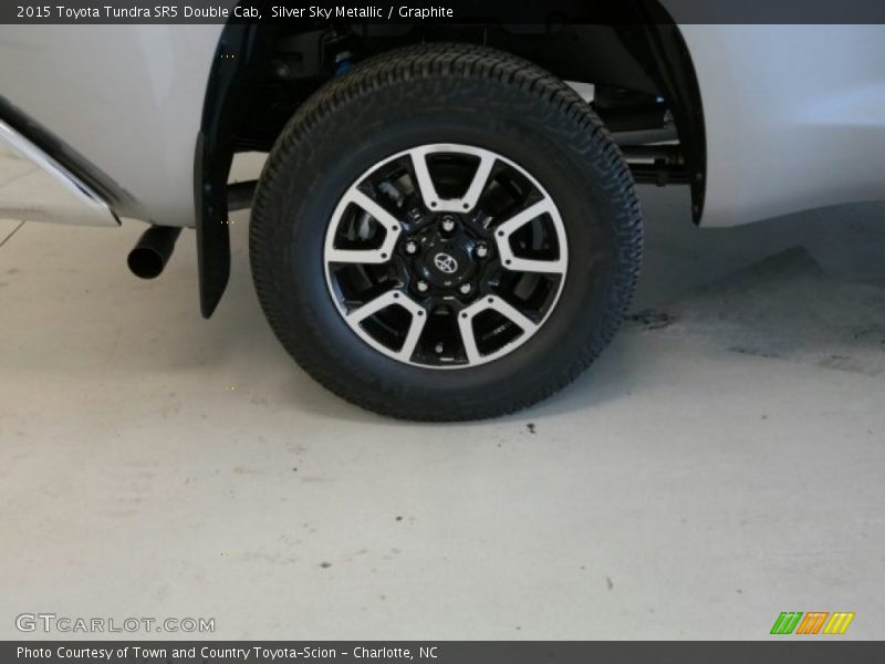 Silver Sky Metallic / Graphite 2015 Toyota Tundra SR5 Double Cab