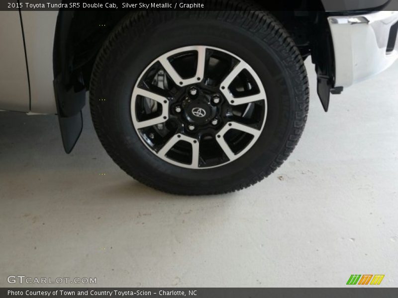 Silver Sky Metallic / Graphite 2015 Toyota Tundra SR5 Double Cab