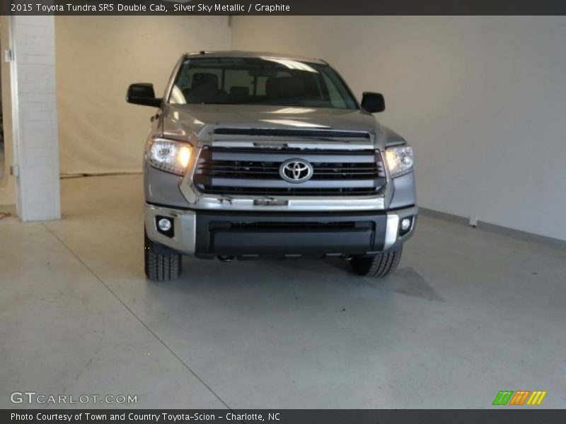 Silver Sky Metallic / Graphite 2015 Toyota Tundra SR5 Double Cab