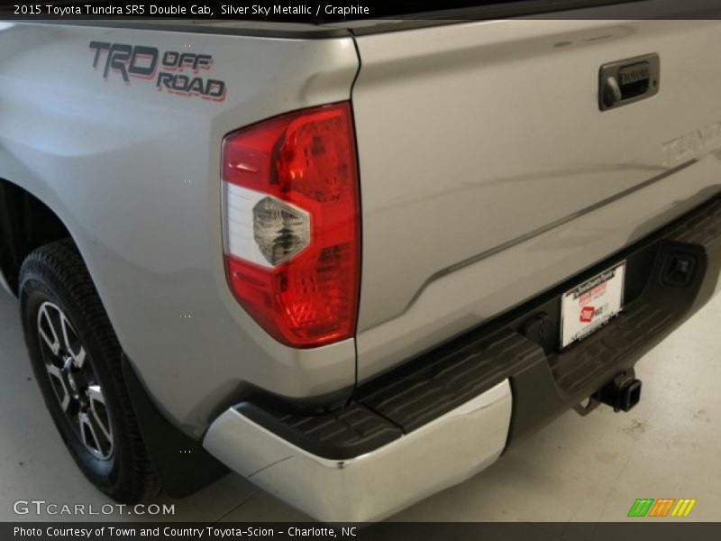 Silver Sky Metallic / Graphite 2015 Toyota Tundra SR5 Double Cab