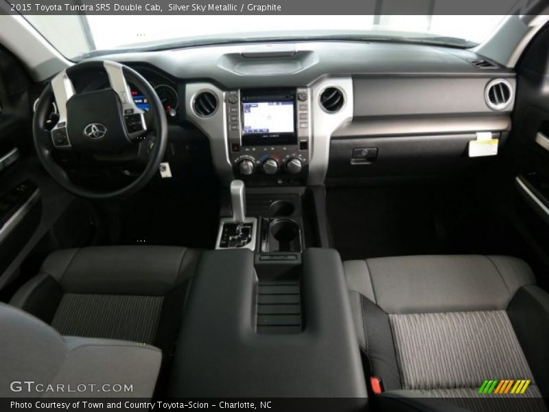 Silver Sky Metallic / Graphite 2015 Toyota Tundra SR5 Double Cab