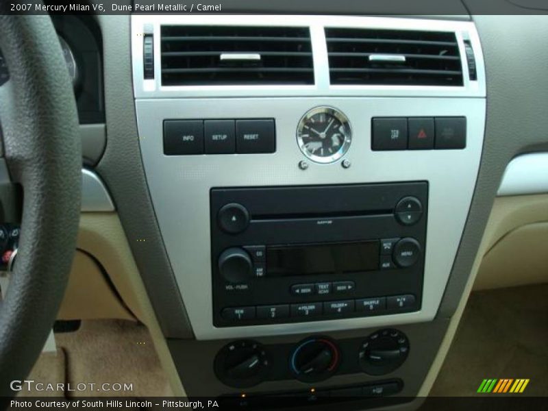 Dune Pearl Metallic / Camel 2007 Mercury Milan V6