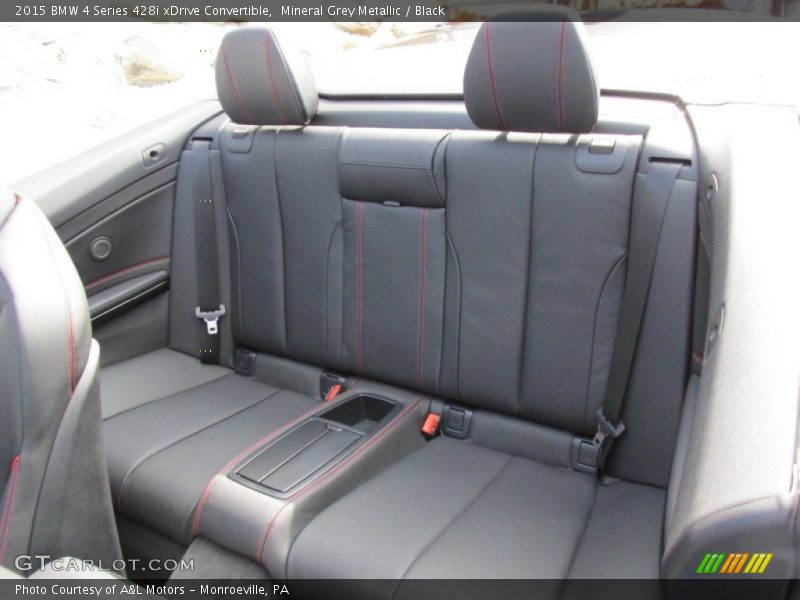 Mineral Grey Metallic / Black 2015 BMW 4 Series 428i xDrive Convertible