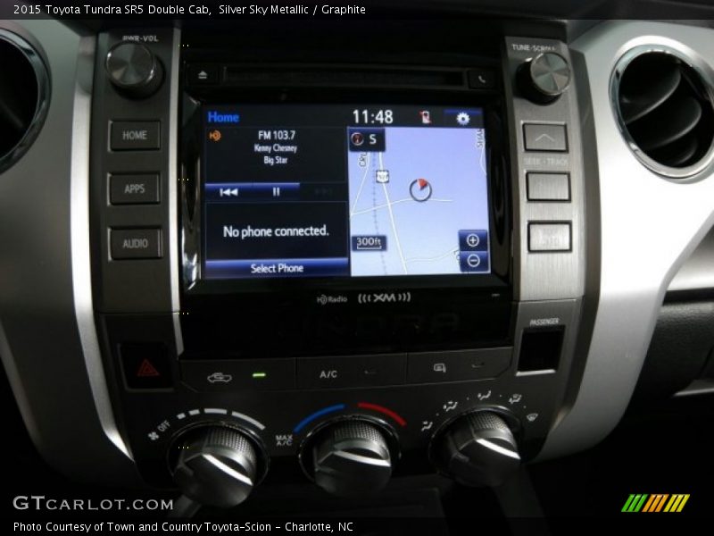Silver Sky Metallic / Graphite 2015 Toyota Tundra SR5 Double Cab