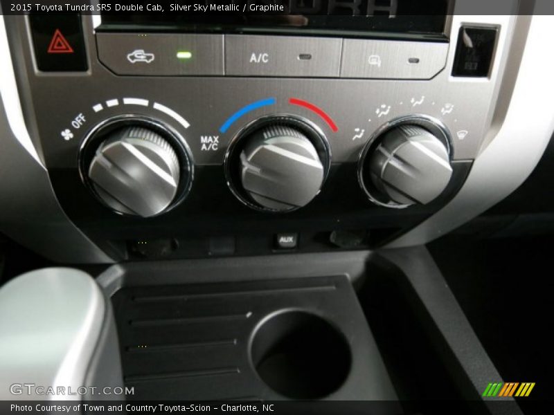 Silver Sky Metallic / Graphite 2015 Toyota Tundra SR5 Double Cab