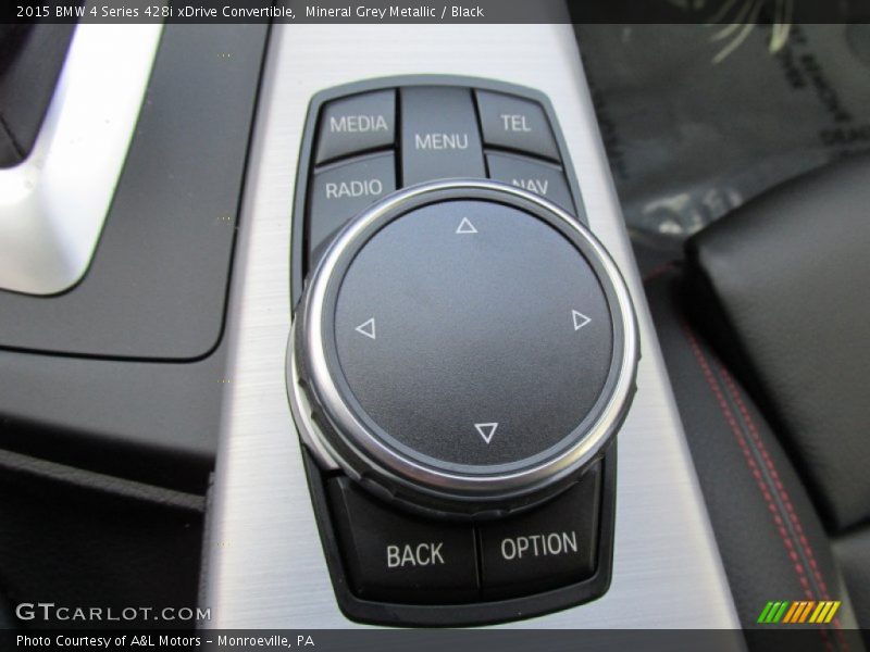 Mineral Grey Metallic / Black 2015 BMW 4 Series 428i xDrive Convertible