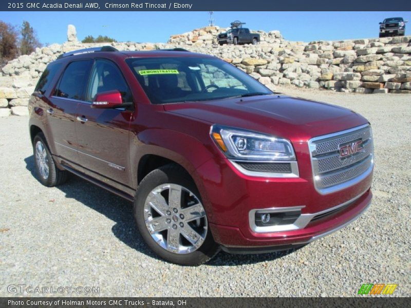 Crimson Red Tincoat / Ebony 2015 GMC Acadia Denali AWD