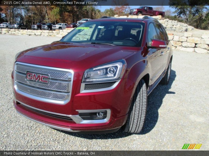 Crimson Red Tincoat / Ebony 2015 GMC Acadia Denali AWD