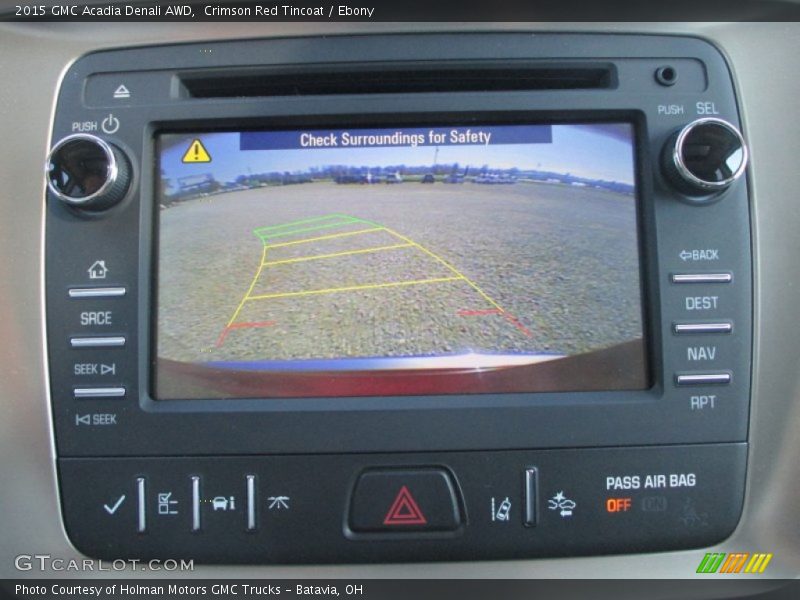 Crimson Red Tincoat / Ebony 2015 GMC Acadia Denali AWD