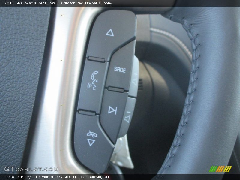 Crimson Red Tincoat / Ebony 2015 GMC Acadia Denali AWD