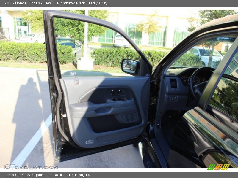 Nighthawk Black Pearl / Gray 2006 Honda Pilot EX-L 4WD