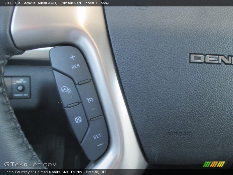 Crimson Red Tincoat / Ebony 2015 GMC Acadia Denali AWD