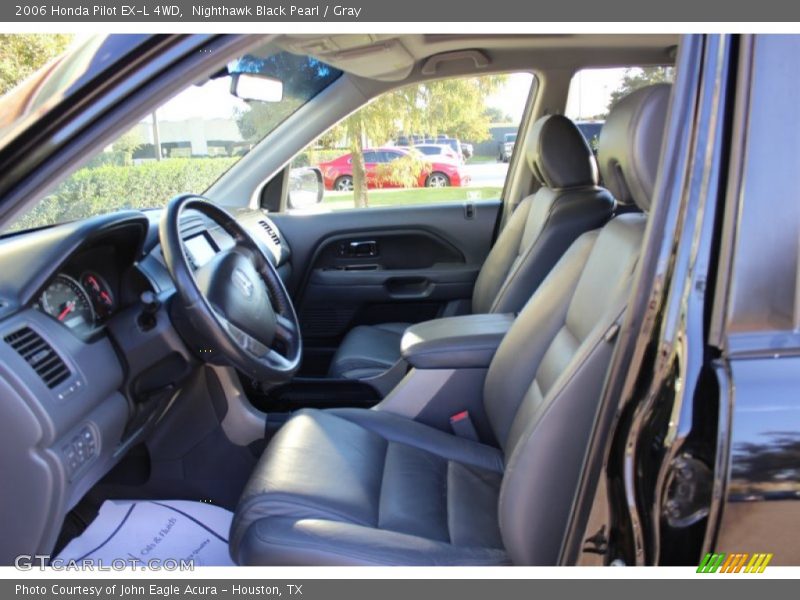 Nighthawk Black Pearl / Gray 2006 Honda Pilot EX-L 4WD