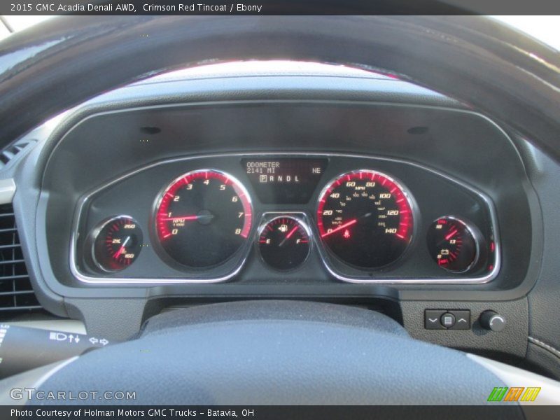 Crimson Red Tincoat / Ebony 2015 GMC Acadia Denali AWD