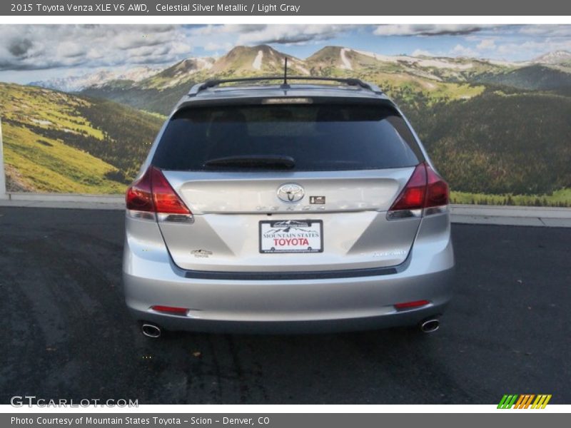 Celestial Silver Metallic / Light Gray 2015 Toyota Venza XLE V6 AWD