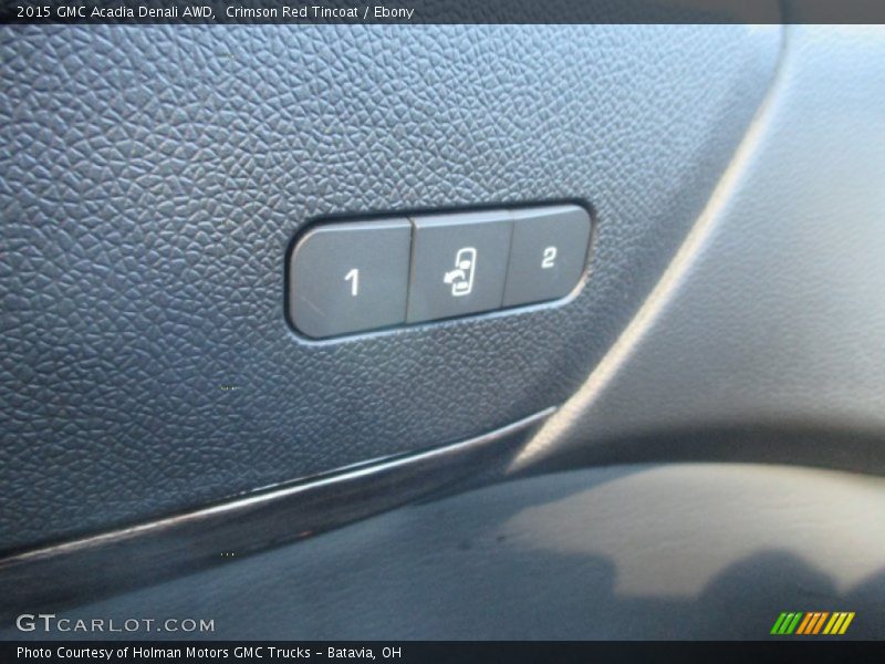 Crimson Red Tincoat / Ebony 2015 GMC Acadia Denali AWD