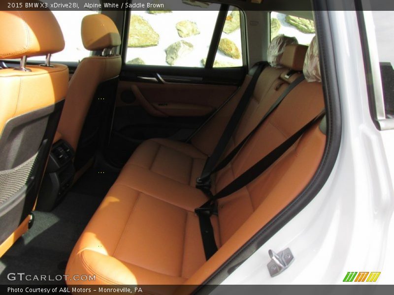 Alpine White / Saddle Brown 2015 BMW X3 xDrive28i