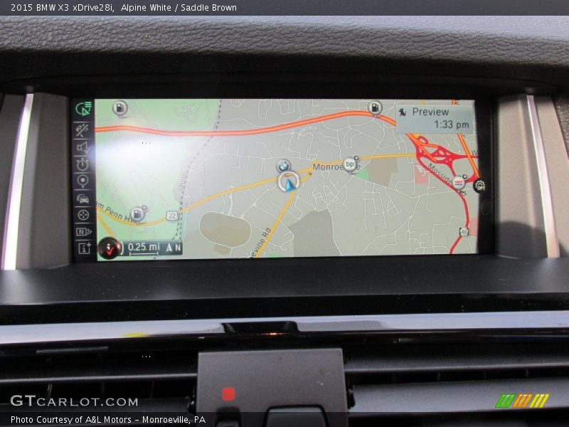 Alpine White / Saddle Brown 2015 BMW X3 xDrive28i