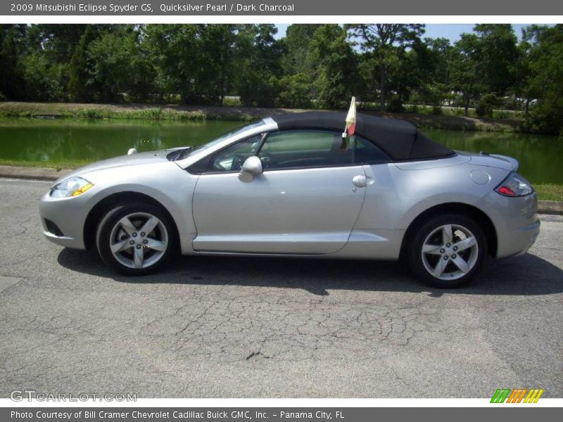 Quicksilver Pearl / Dark Charcoal 2009 Mitsubishi Eclipse Spyder GS