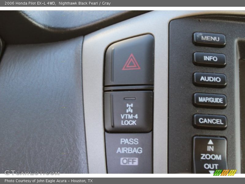 Controls of 2006 Pilot EX-L 4WD