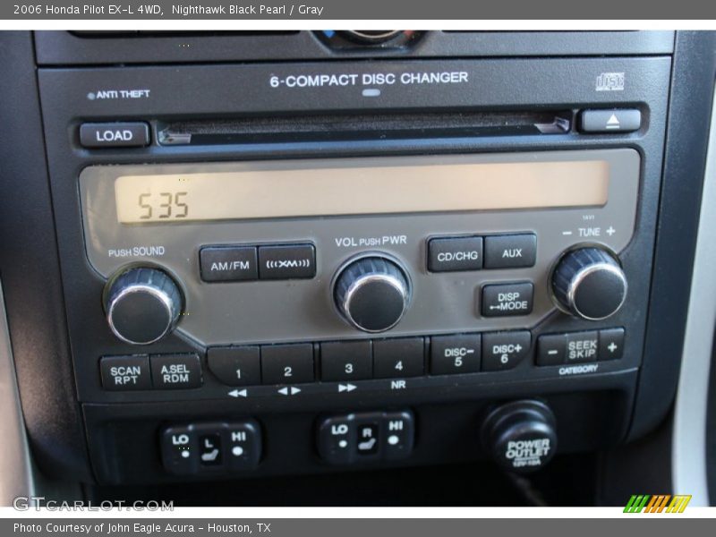 Controls of 2006 Pilot EX-L 4WD