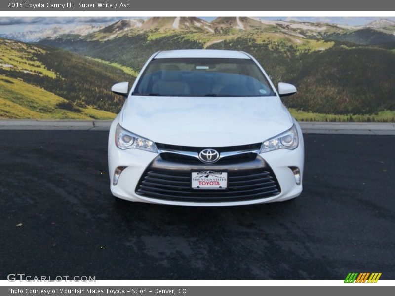 Super White / Ash 2015 Toyota Camry LE