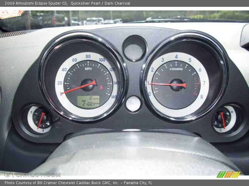 Quicksilver Pearl / Dark Charcoal 2009 Mitsubishi Eclipse Spyder GS
