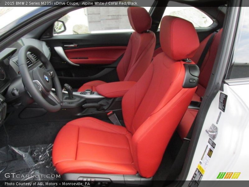  2015 2 Series M235i xDrive Coupe Coral Red/Black Interior