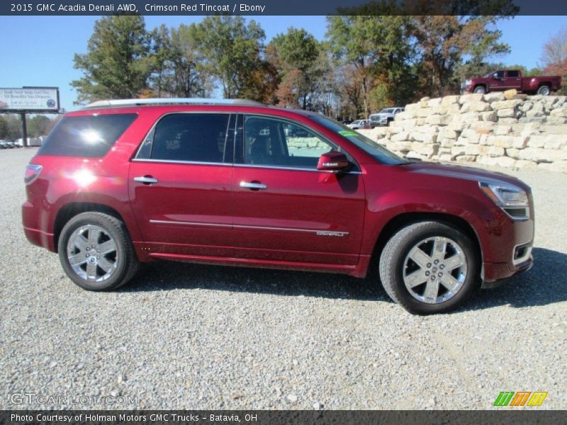 Crimson Red Tincoat / Ebony 2015 GMC Acadia Denali AWD