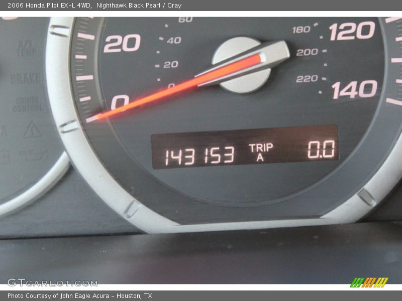Nighthawk Black Pearl / Gray 2006 Honda Pilot EX-L 4WD