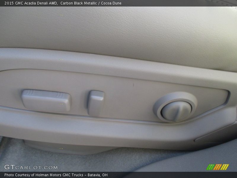 Carbon Black Metallic / Cocoa Dune 2015 GMC Acadia Denali AWD